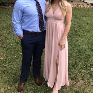 Blush Pink Maxi Dress